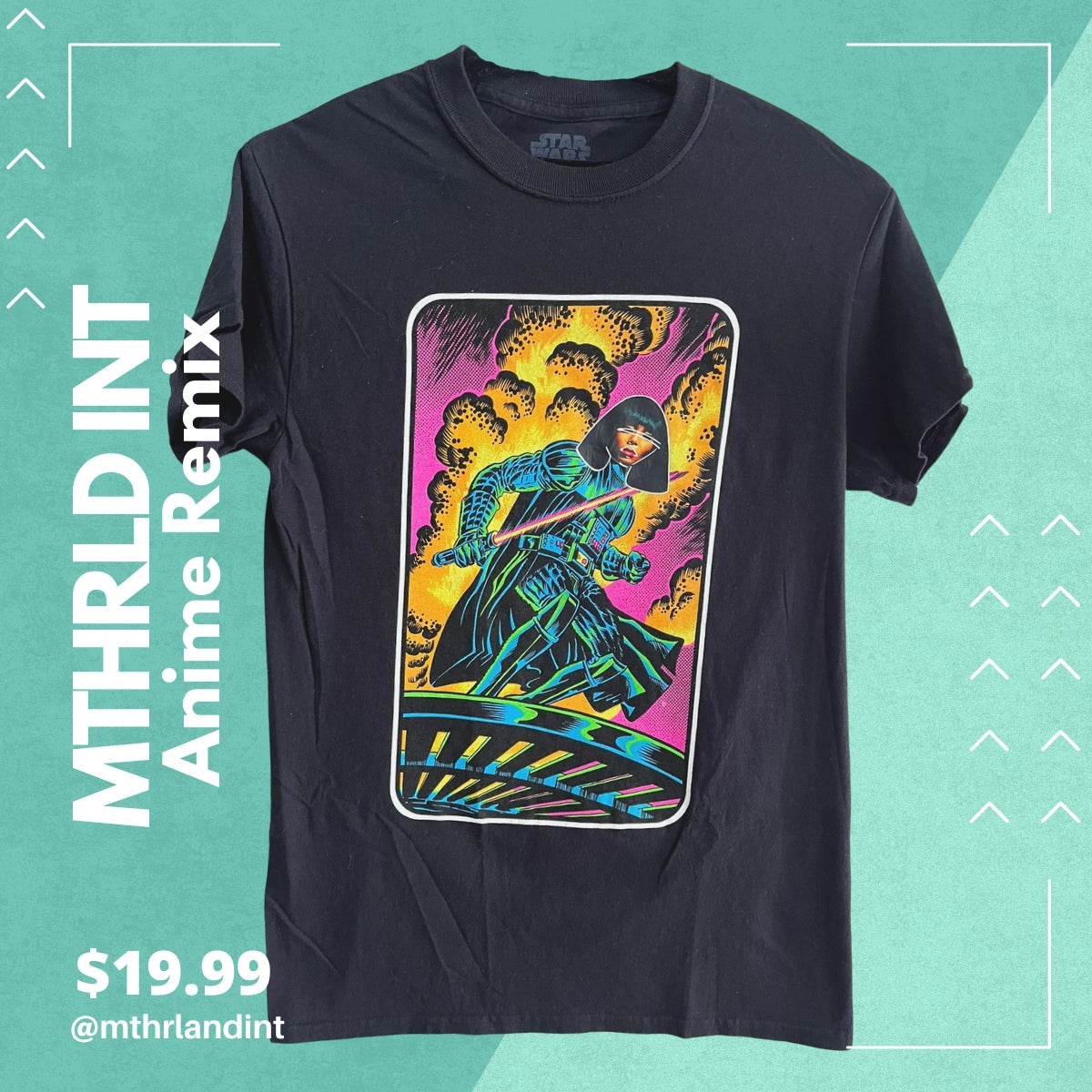 MTHRLNDINT | Anime Remix | Colorful Vander Remix T-Shirt