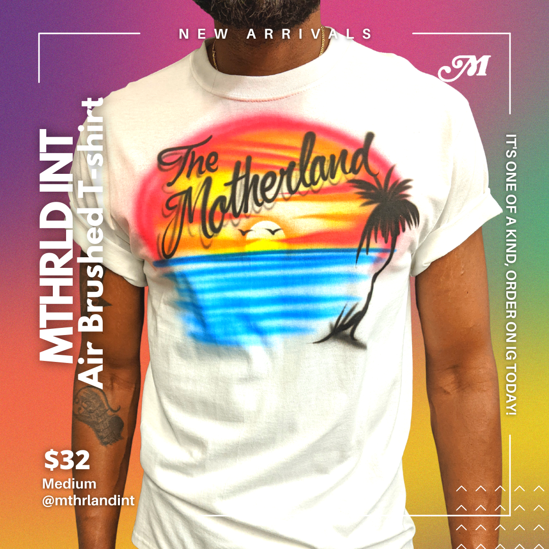 MTHRLND INT | Air Brushed T-Shirt | The Motherland | Dawn