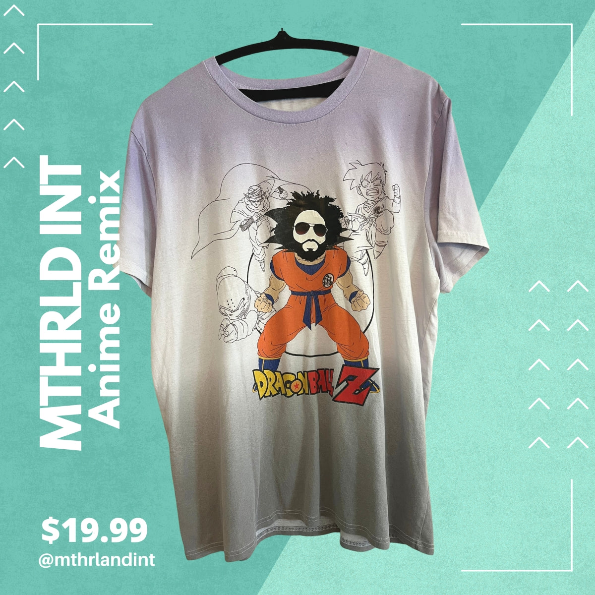 MTHRLNDINT | Anime Remix | Sun Goku Remix T-Shirt