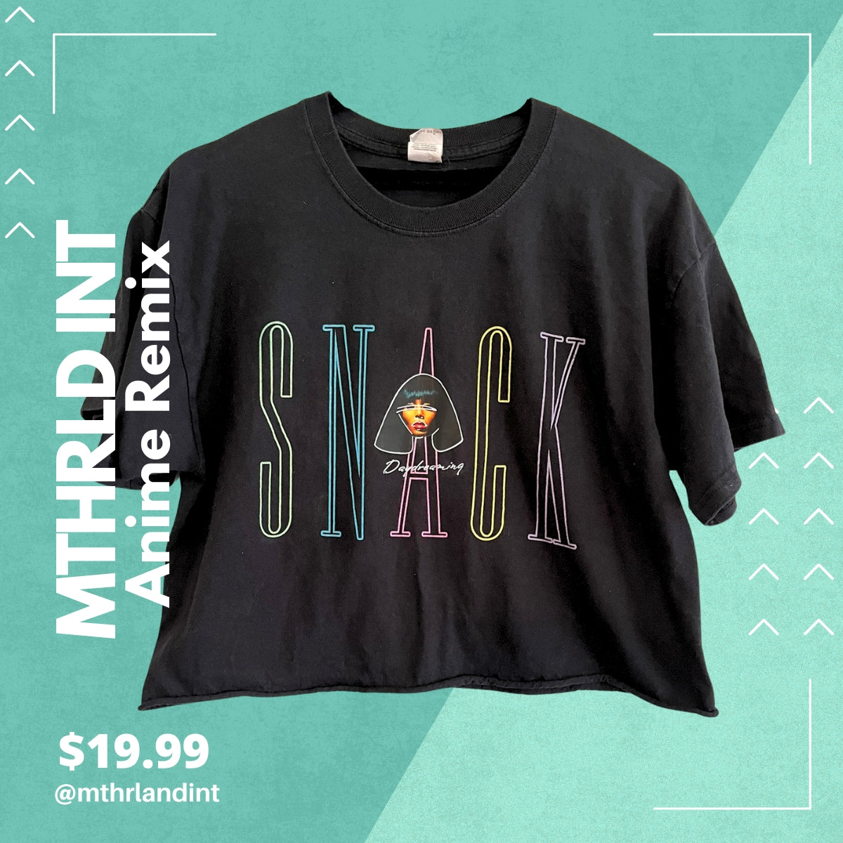 MTHRLNDINT | Anime Remix | Snack Remix Crop Top