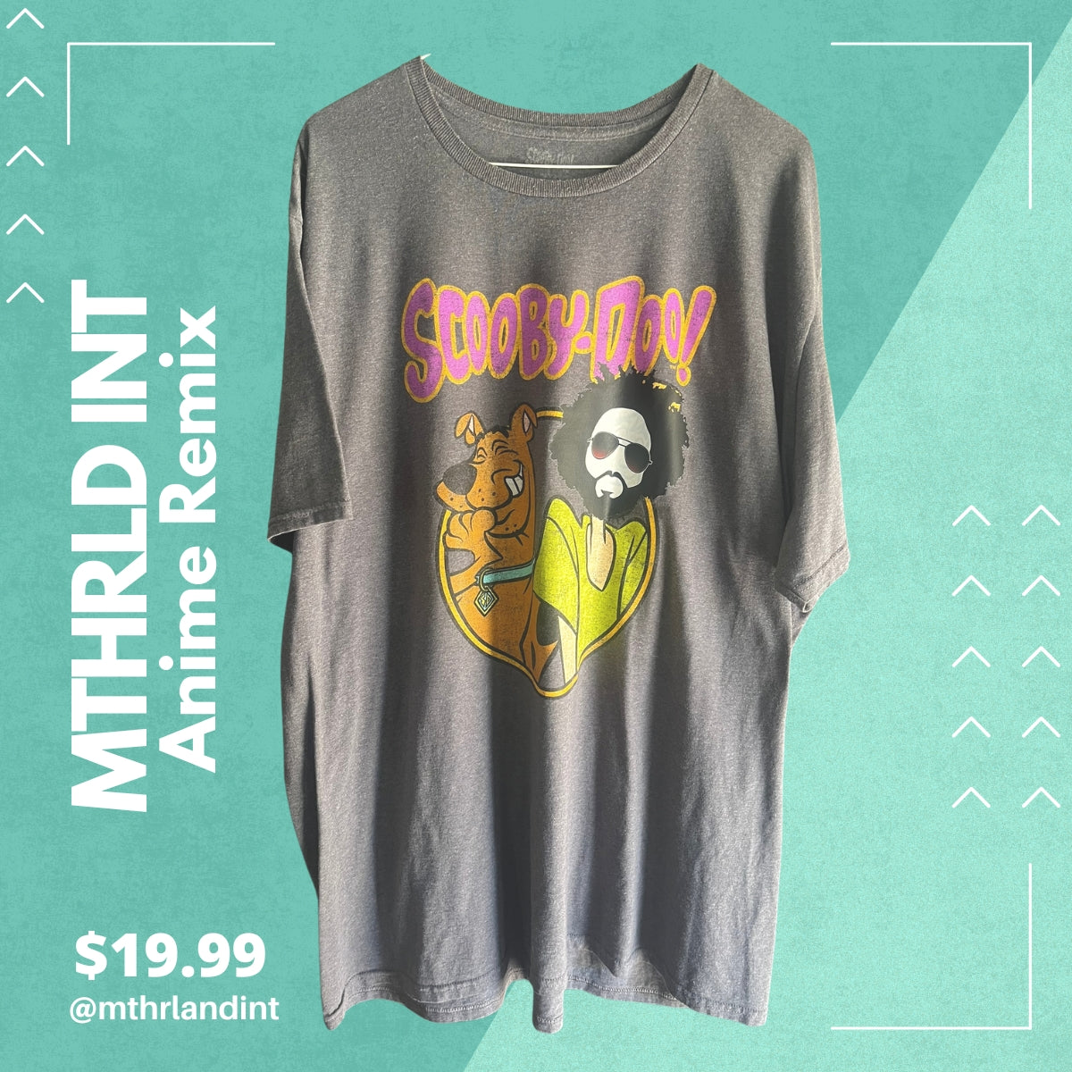 MTHRLNDINT | Anime Remix | Scooby-Doo Remix T-Shirt