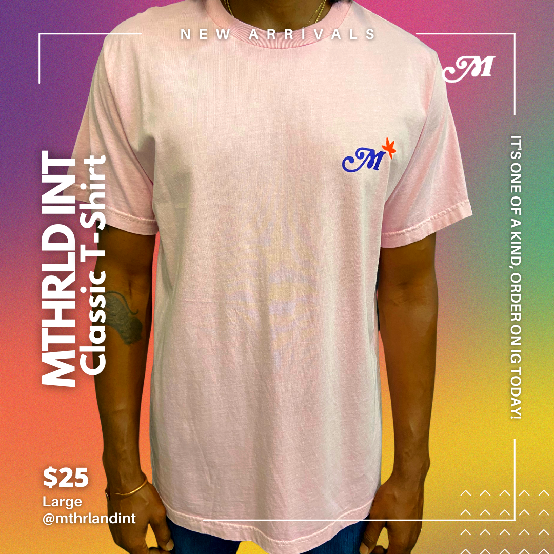 MTHRLND INT | Classic T-Shirt | Light Pink