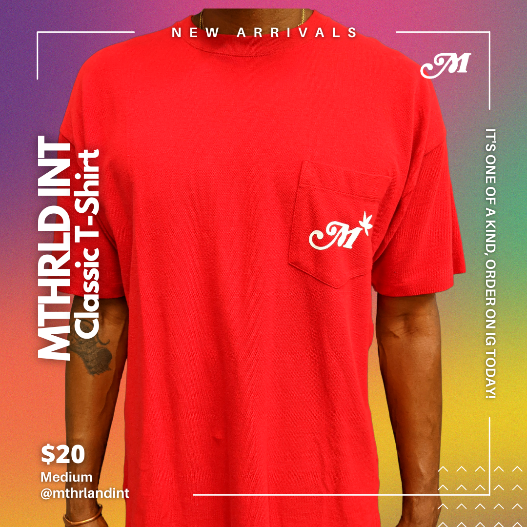 MTHRLND INT | Classic T-Shirt | Red