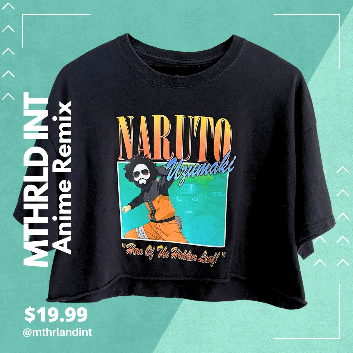 MTHRLNDINT | Anime Remix | Naruto Remix T-Shirt