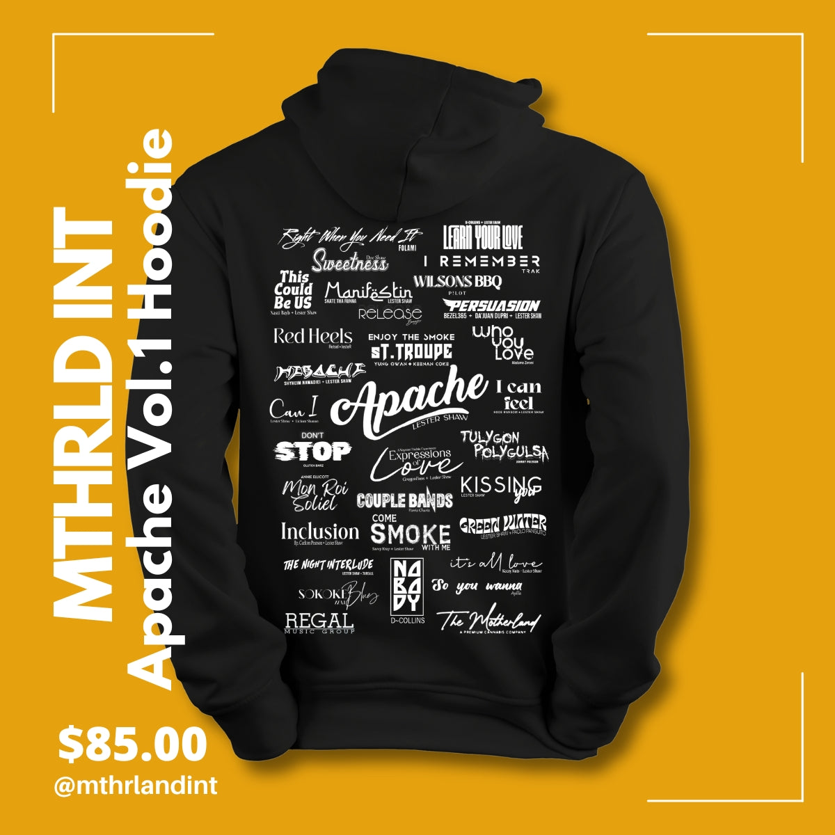 MTHRLND INT | Ashere Mood "Sokoke Blues" Hoodie | Apache Vol. 1