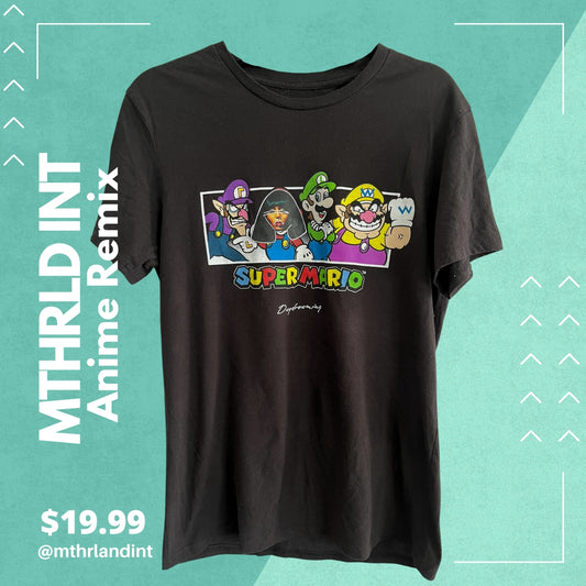 MTHRLNDINT | Anime Remix | Super Mario Brothers Remix T-Shirt