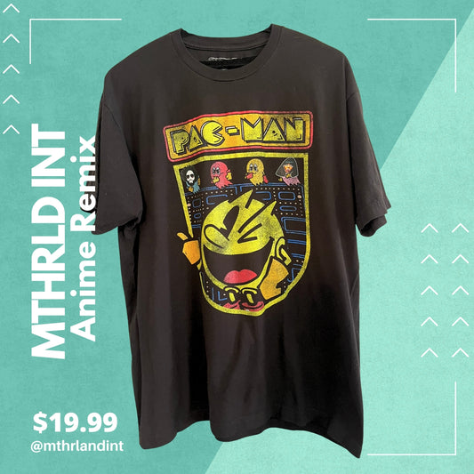 MTHRLNDINT | Anime Remix | Pac Man Remix T-Shirt