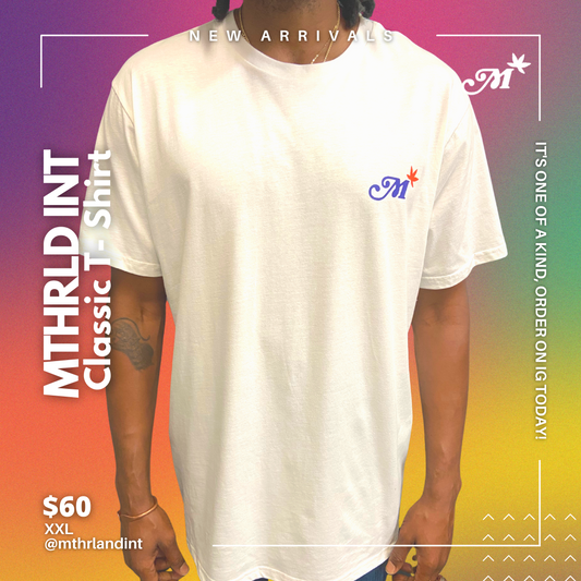 MTHRLND INT | Classic T-Shirt | White