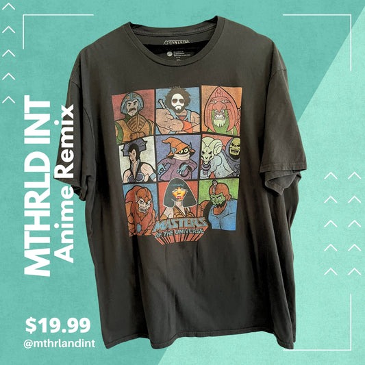 MTHRLNDINT | Anime Remix | Masters of the Universe Remix T-Shirt