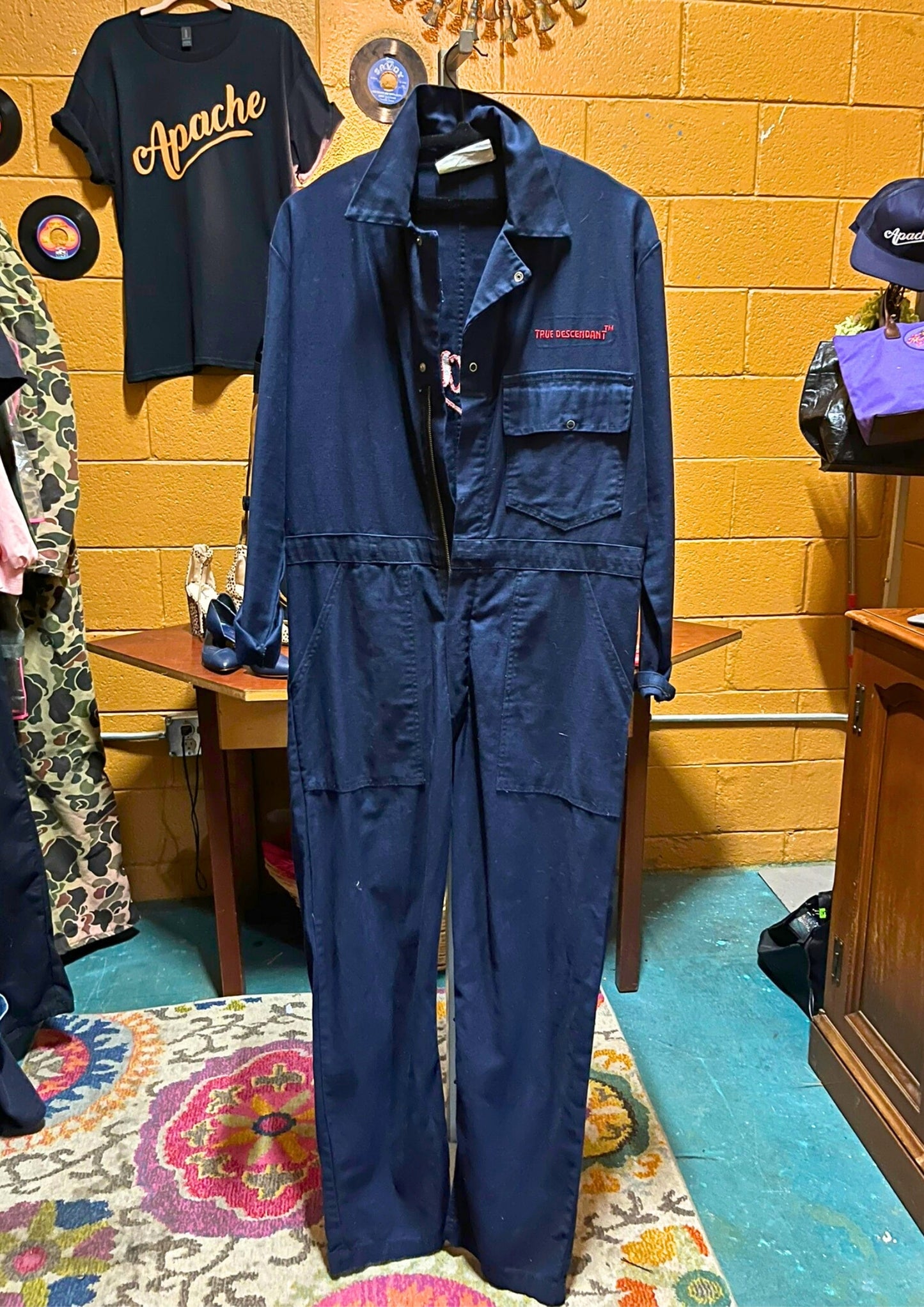 TRUE DESCENDANT | Blue Apache Coverall