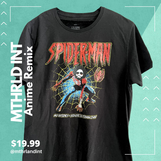MTHRLNDINT | Anime Remix | Spider Man Remix T-Shirt