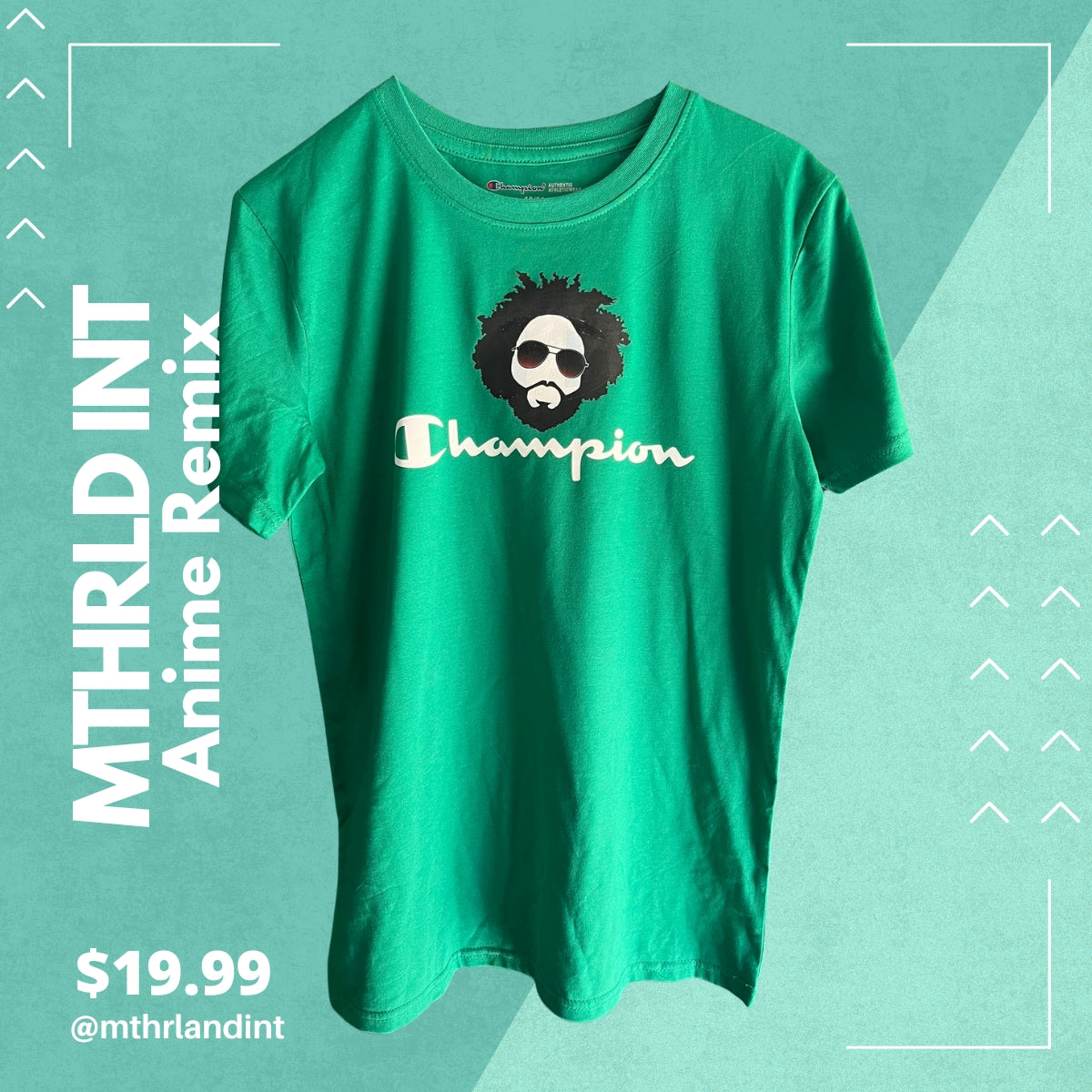 MTHRLNDINT | Anime Remix | Champion Remix T-Shirt