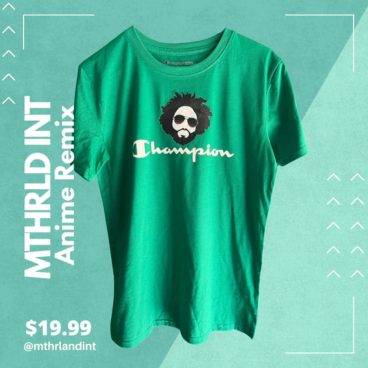 MTHRLNDINT | Anime Remix | Champion Remix T-Shirt