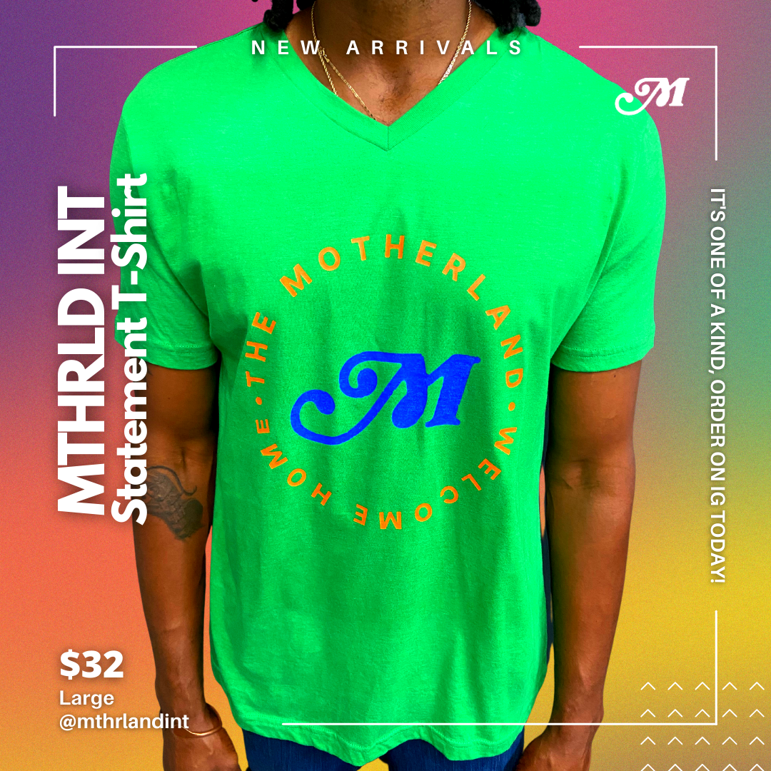 MTHRLND INT | Statement T-Shirt | Green