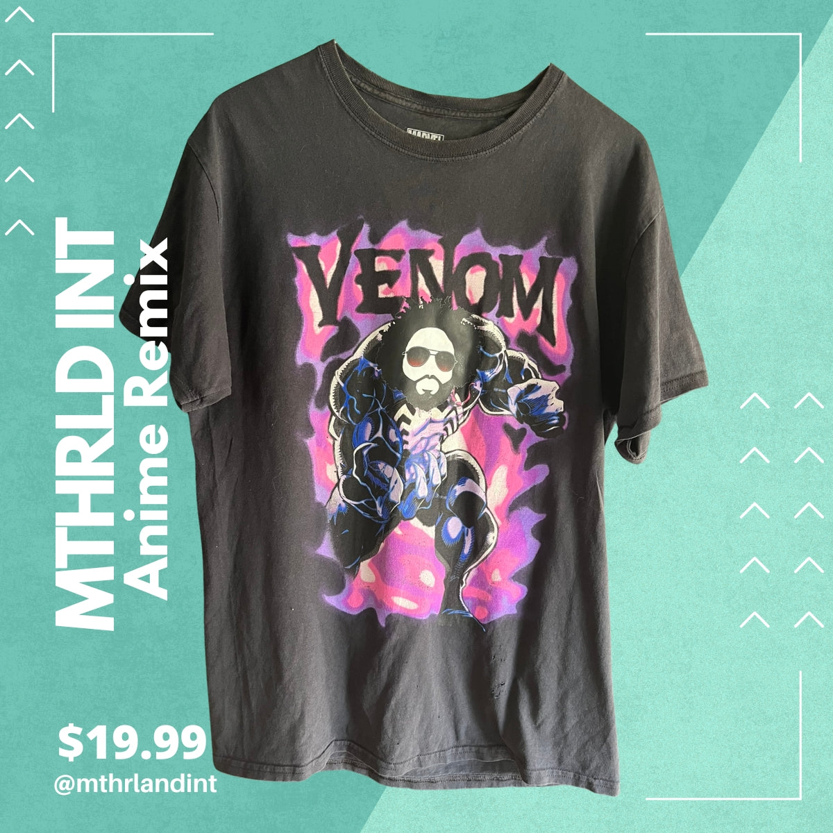 MTHRLNDINT | Anime Remix | Venom Remix T-Shirt