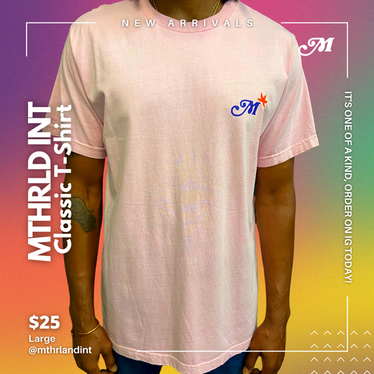 MTHRLND INT | Classic T-Shirt | Light Pink