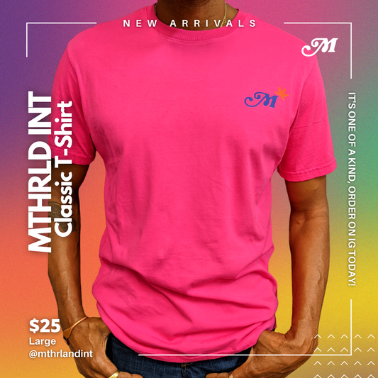 MTHRLND INT | Classic T-Shirt | Pink