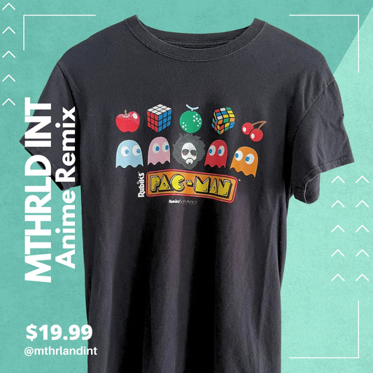 MTHRLNDINT | Anime Remix | Pac Man Remix T-Shirt