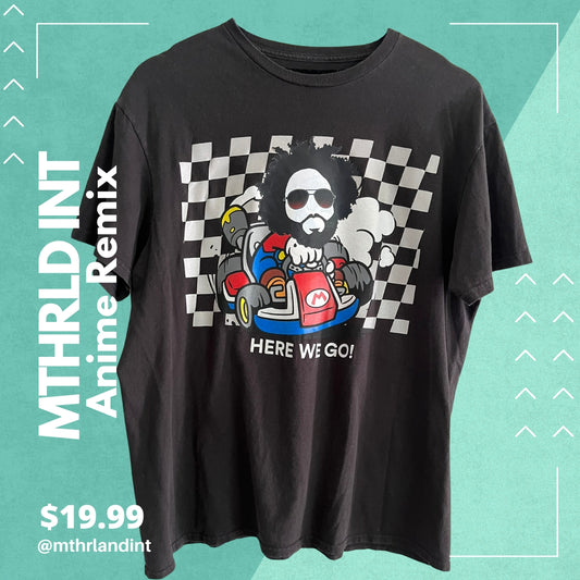 MTHRLNDINT | Anime Remix | Mario Cart Remix T-Shirt