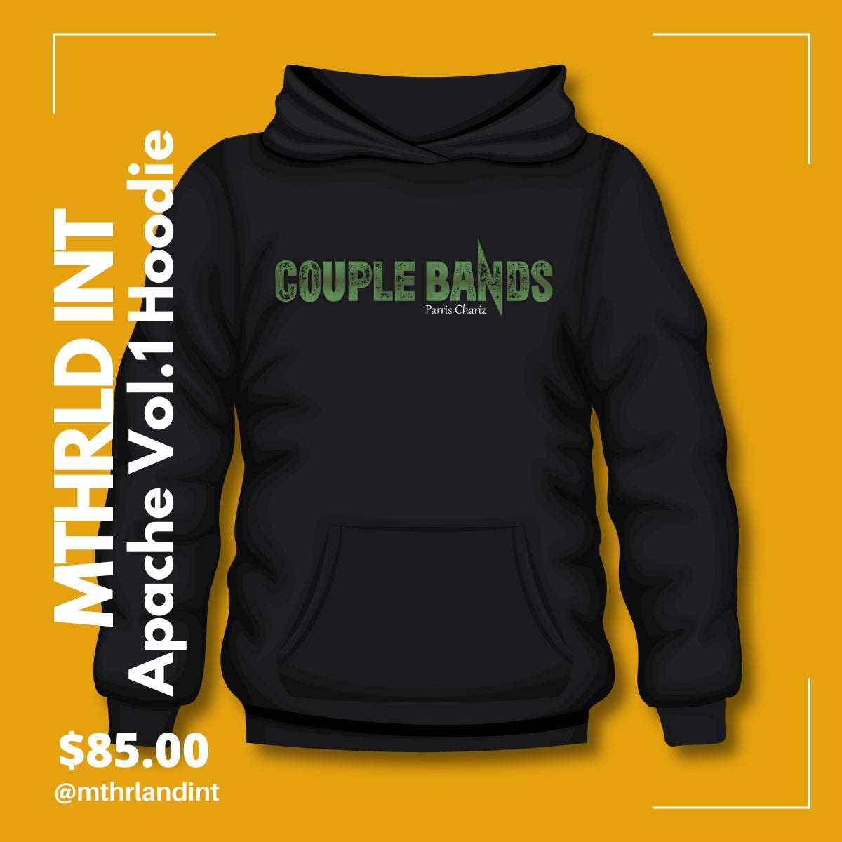 MTHRLND INT | Couple Bands Hoodie | Apache Vol. 1