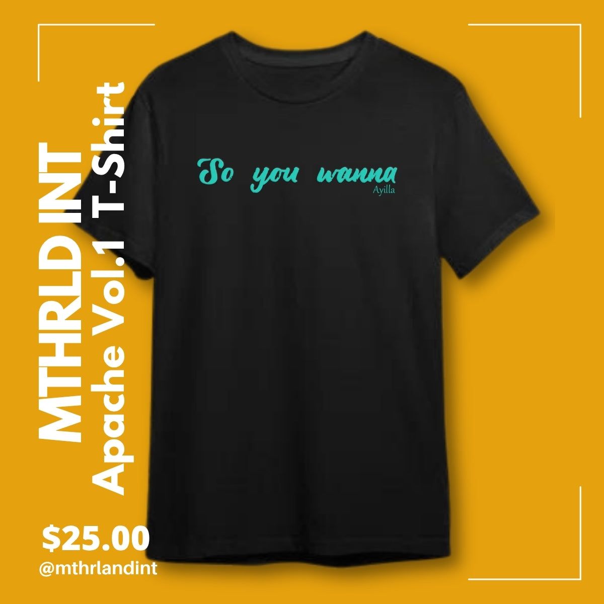 MTHRLND INT | So You Wanna | Apache Vol. 1