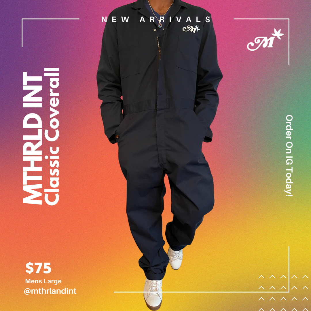MTHRLND NAVY BLUE COVERALL